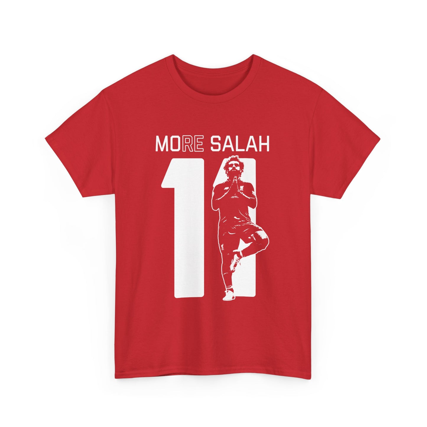 More Salah Unisex Heavy Cotton Tee - Soccer Inspired Graphic Tee for Fans