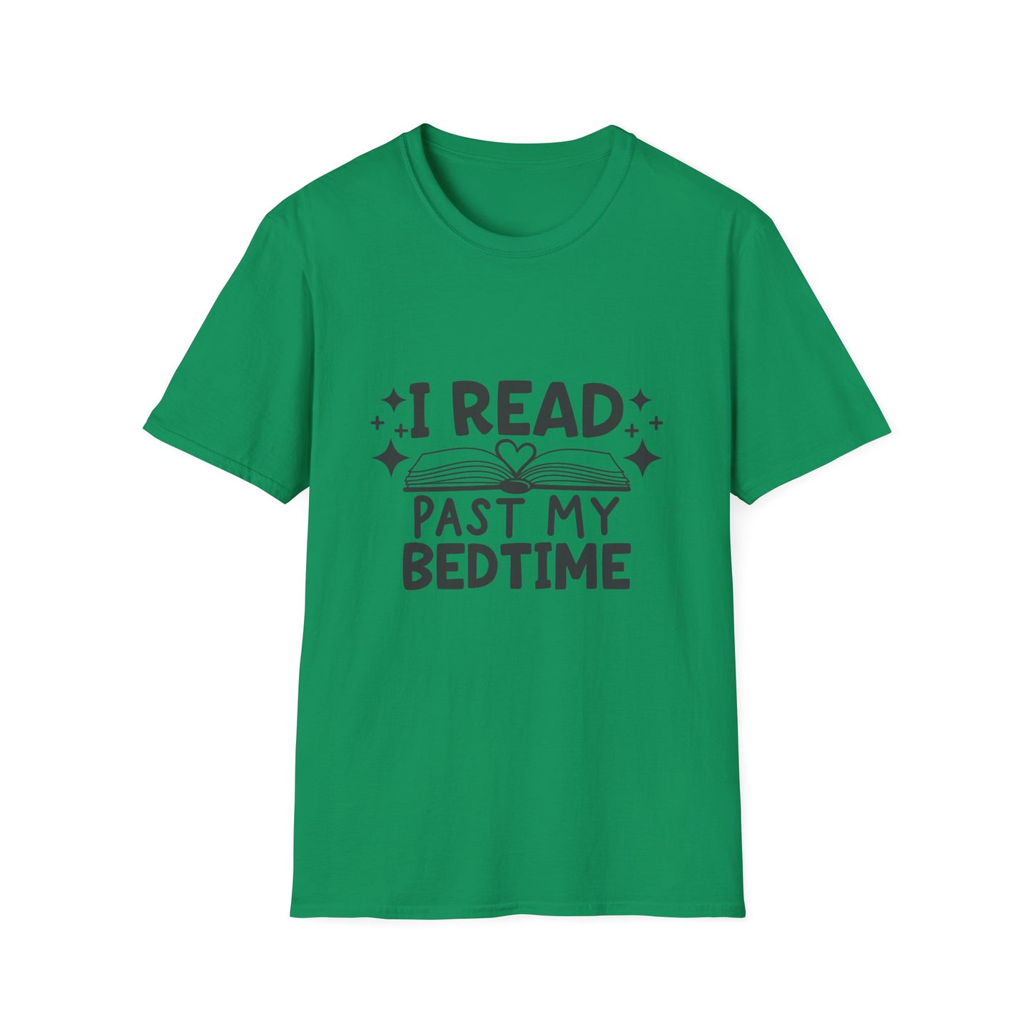 I Read Past My Bedtime T-Shirt | Cozy Unisex Graphic Tee for Book Lovers
