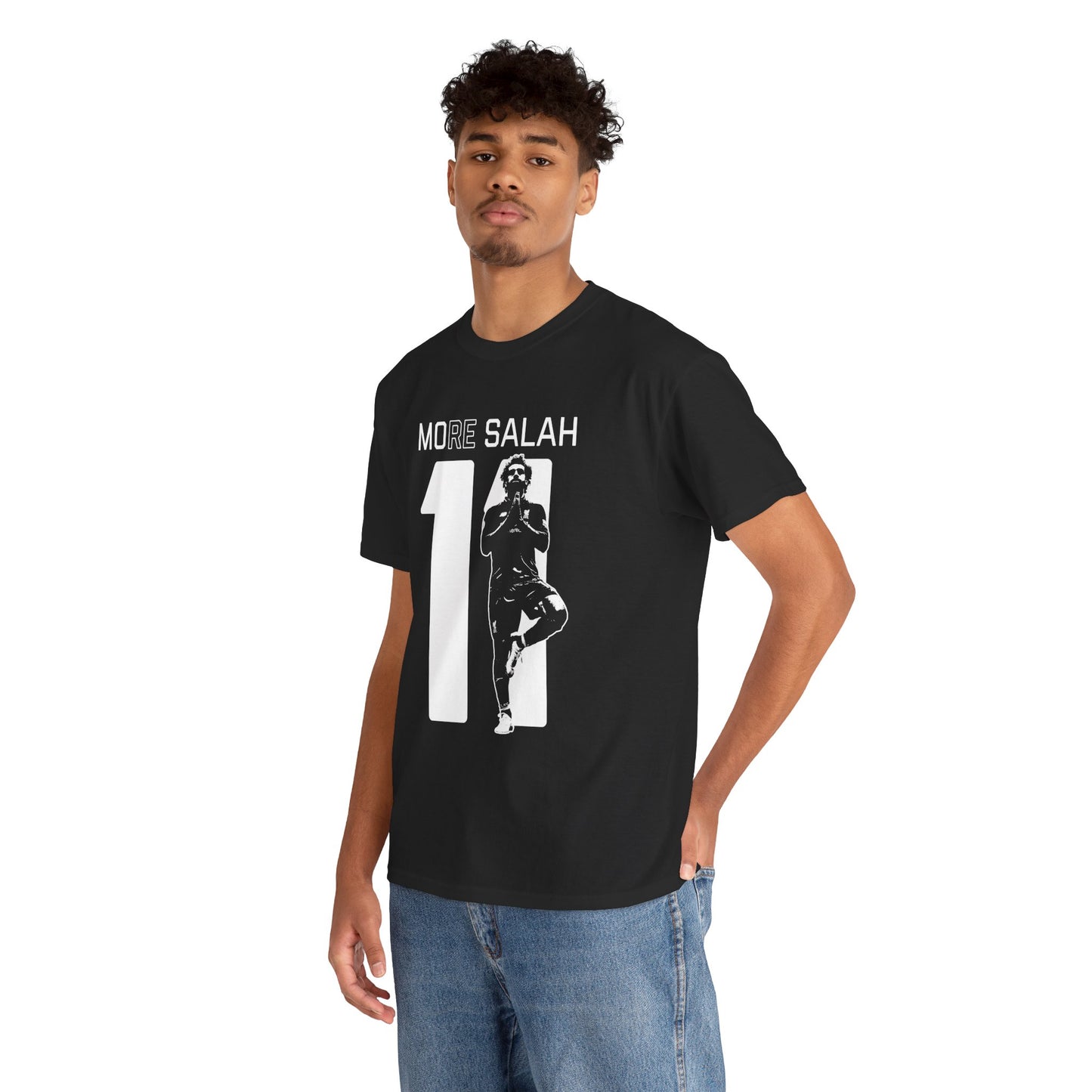 More Salah Unisex Heavy Cotton Tee - Soccer Inspired Graphic Tee for Fans