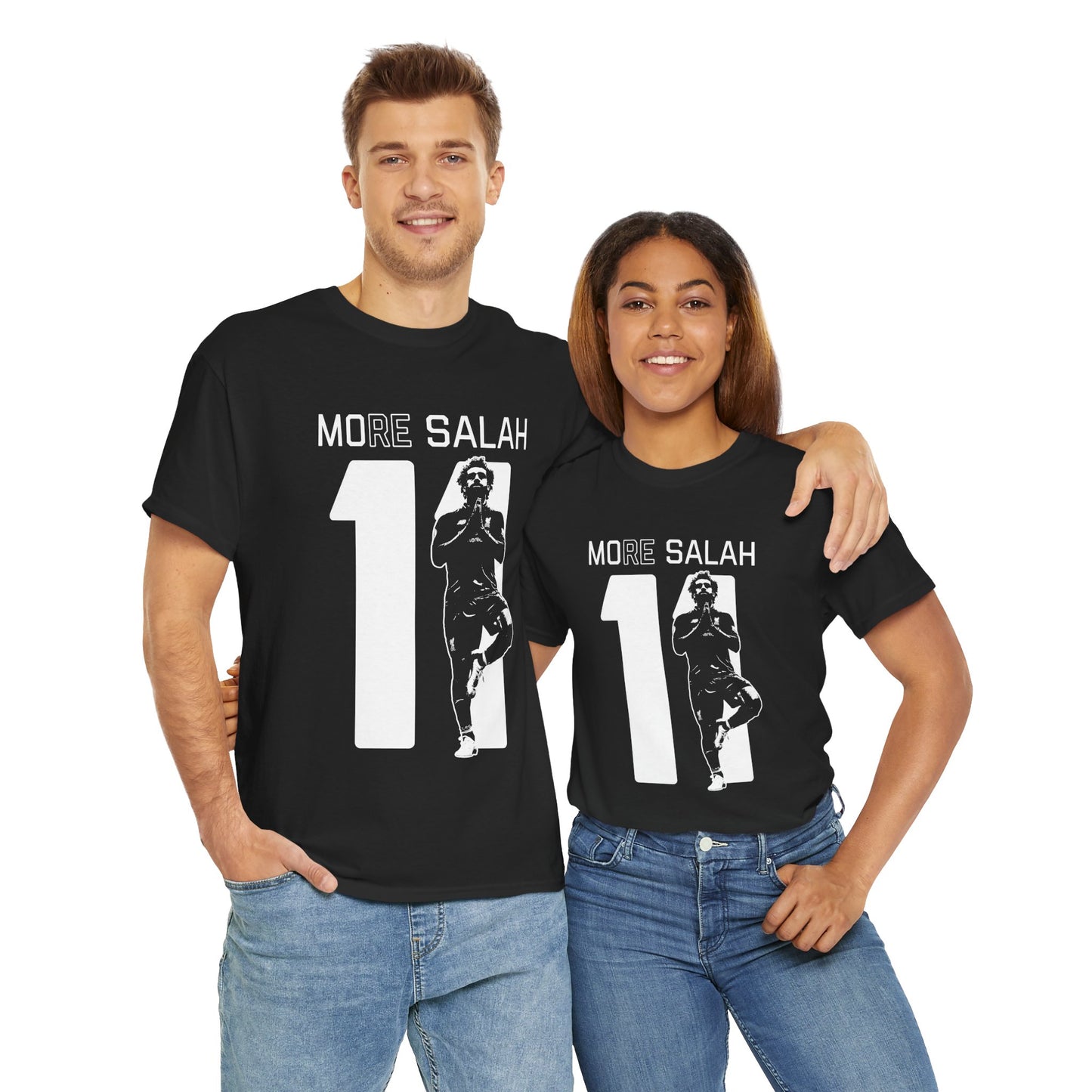 More Salah Unisex Heavy Cotton Tee - Soccer Inspired Graphic Tee for Fans
