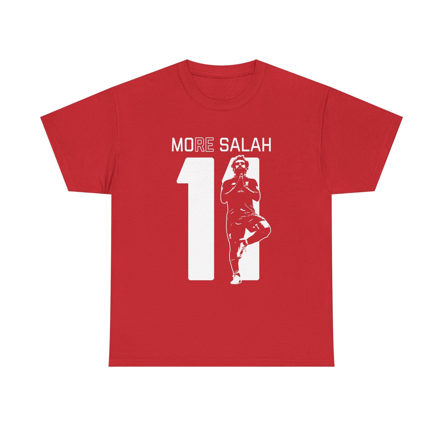 More Salah Unisex Heavy Cotton Tee - Soccer Inspired Graphic Tee for Fans