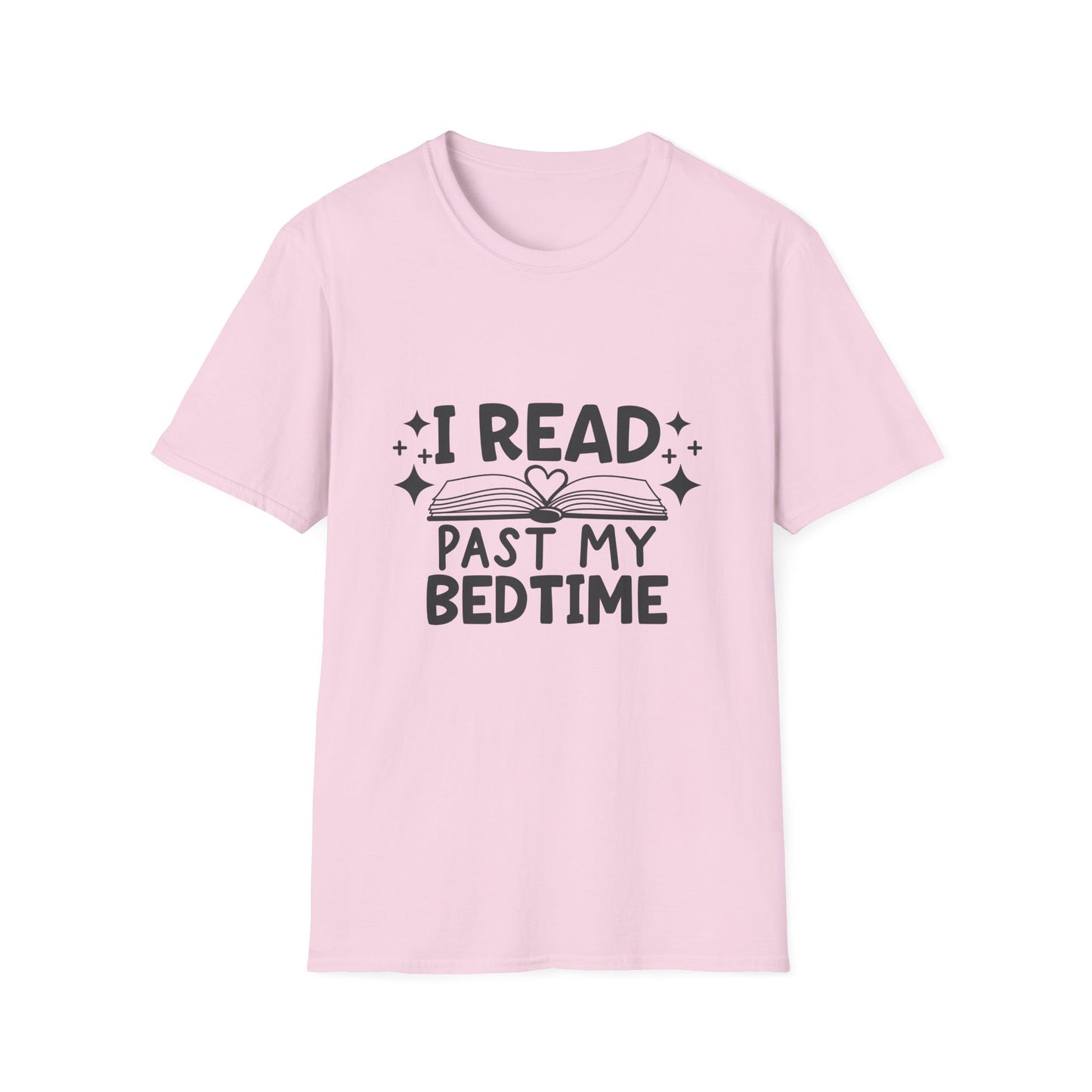 I Read Past My Bedtime T-Shirt | Cozy Unisex Graphic Tee for Book Lovers