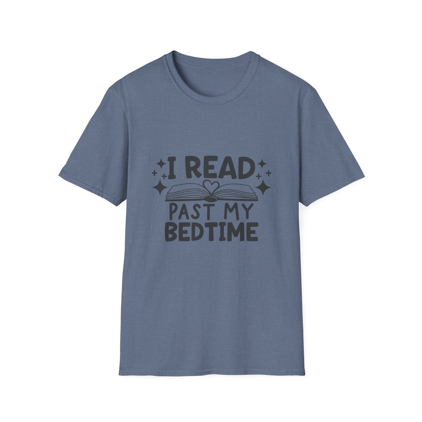 I Read Past My Bedtime T-Shirt | Cozy Unisex Graphic Tee for Book Lovers