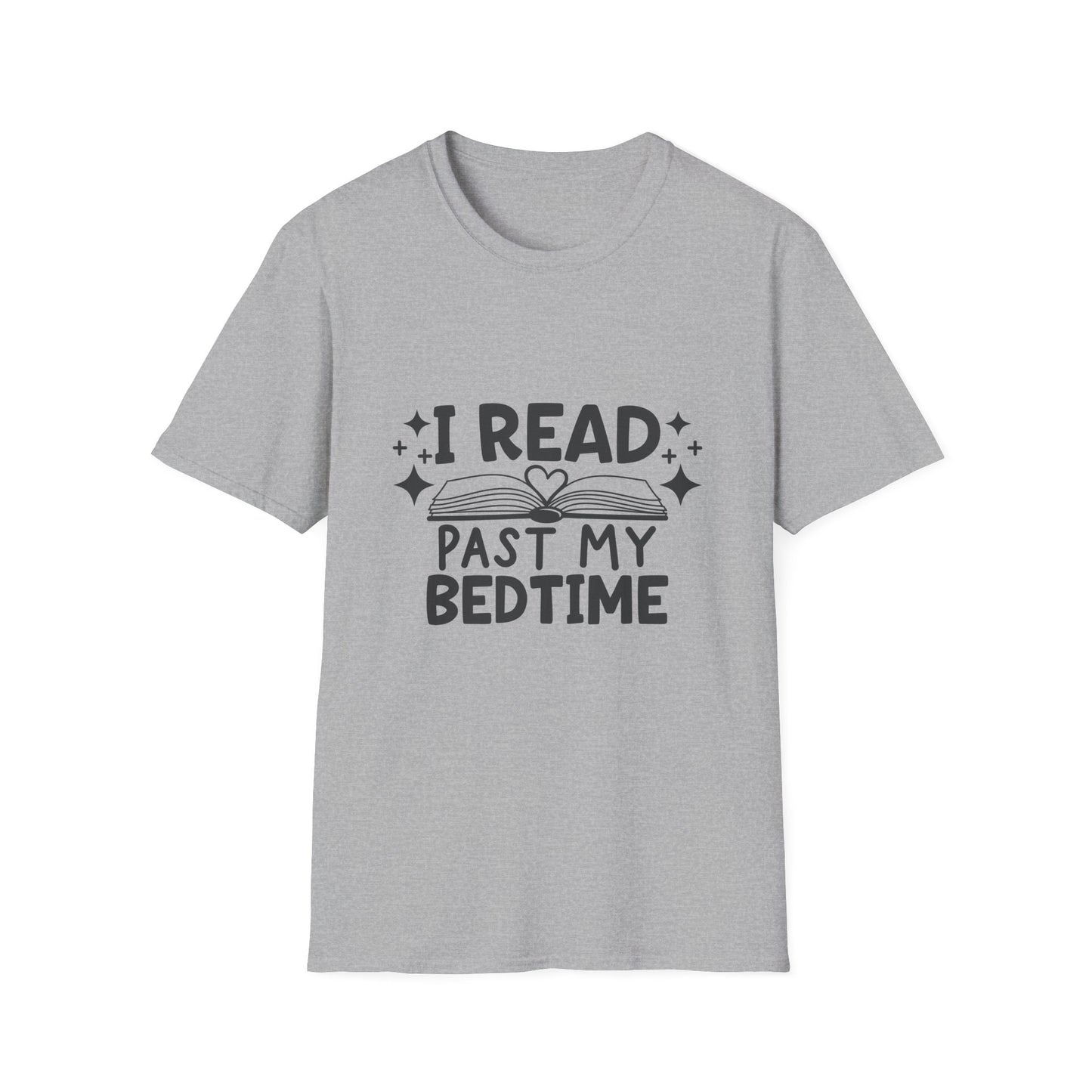 I Read Past My Bedtime T-Shirt | Cozy Unisex Graphic Tee for Book Lovers