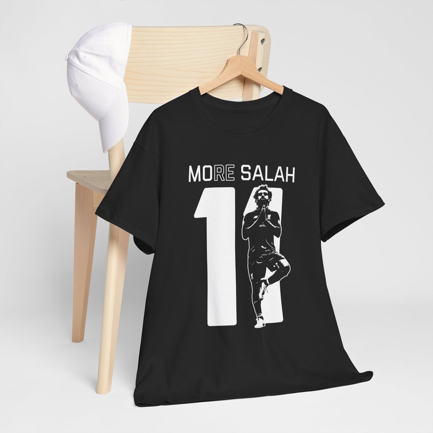More Salah Unisex Heavy Cotton Tee - Soccer Inspired Graphic Tee for Fans