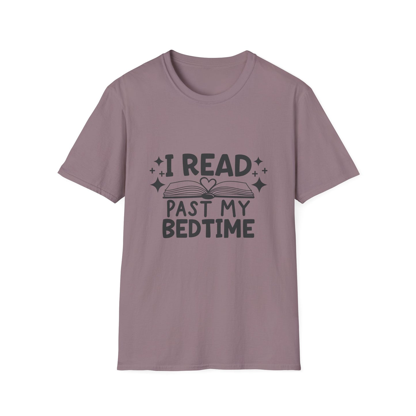 I Read Past My Bedtime T-Shirt | Cozy Unisex Graphic Tee for Book Lovers