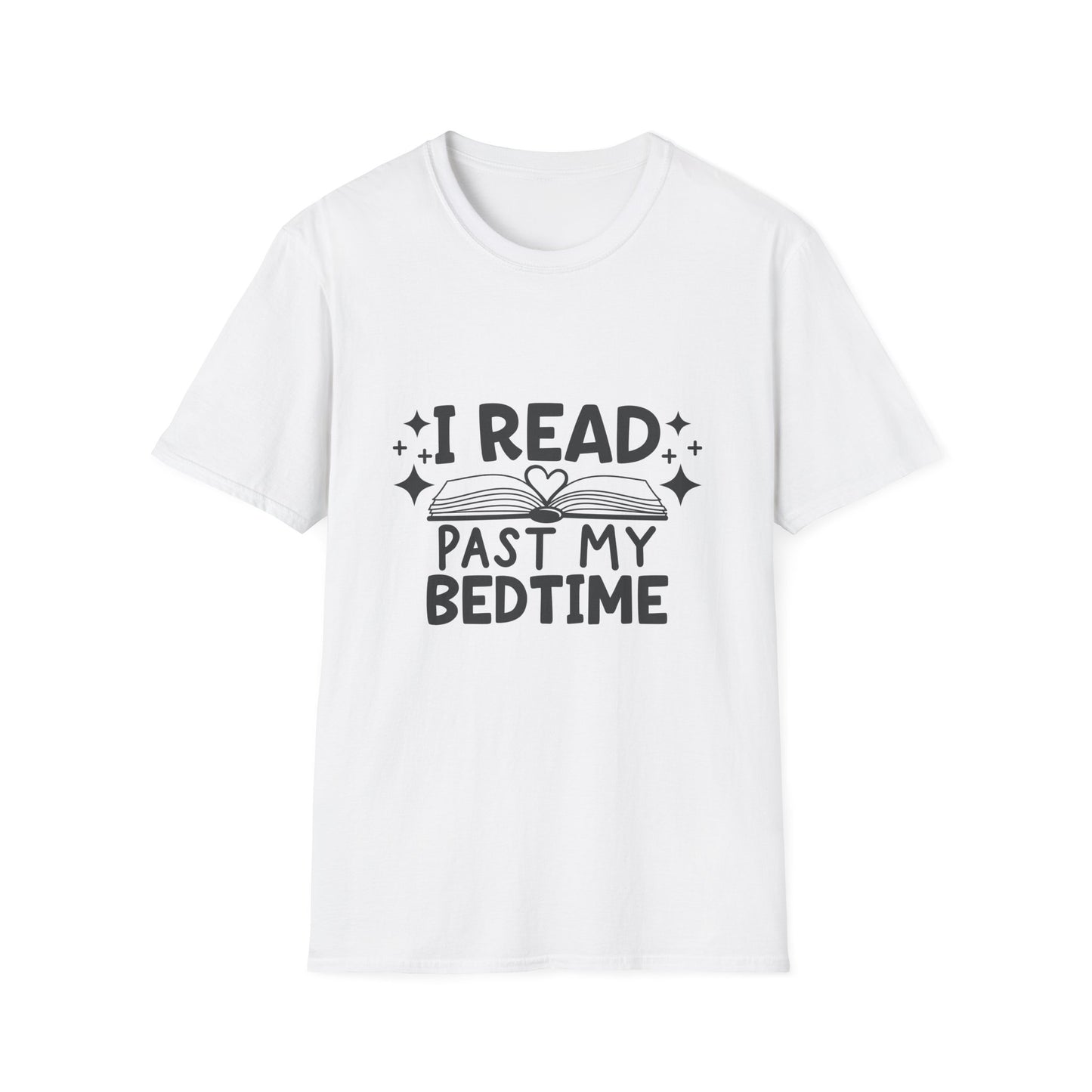 I Read Past My Bedtime T-Shirt | Cozy Unisex Graphic Tee for Book Lovers