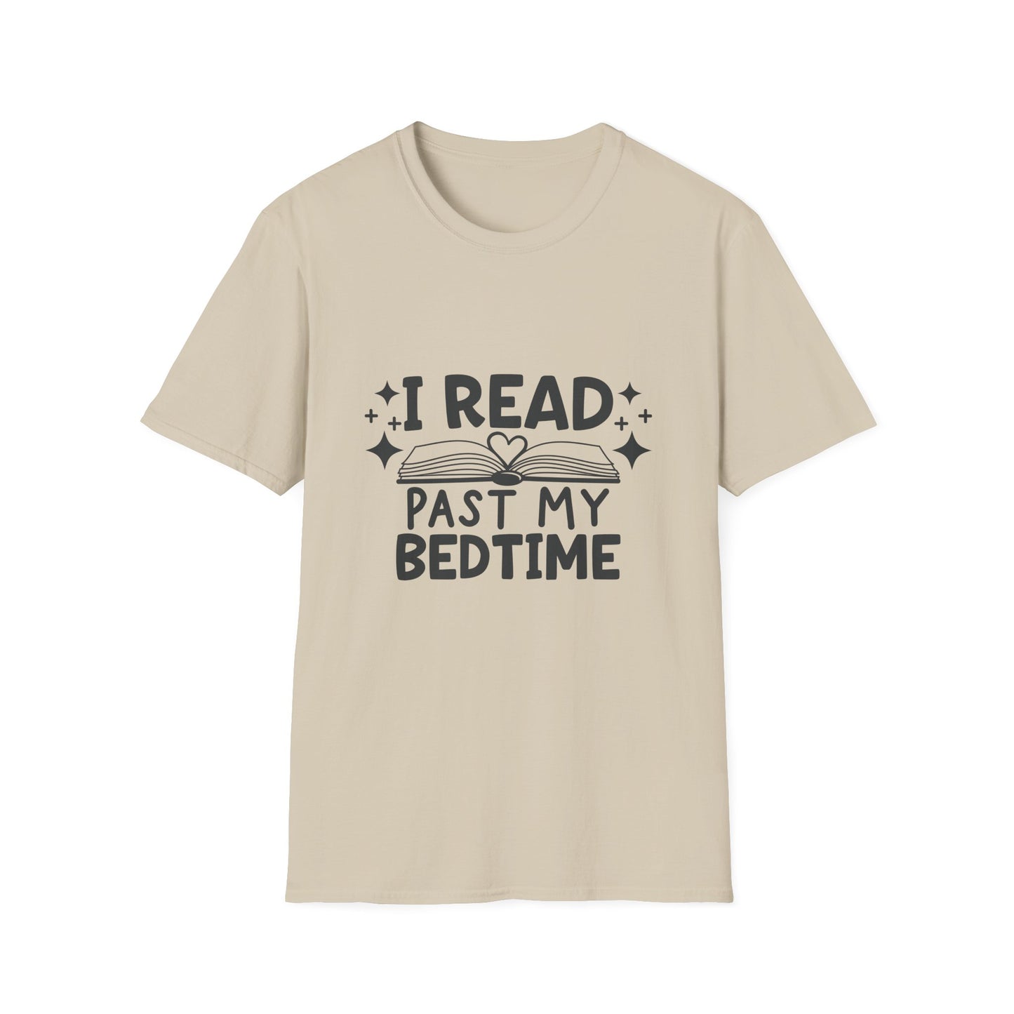 I Read Past My Bedtime T-Shirt | Cozy Unisex Graphic Tee for Book Lovers