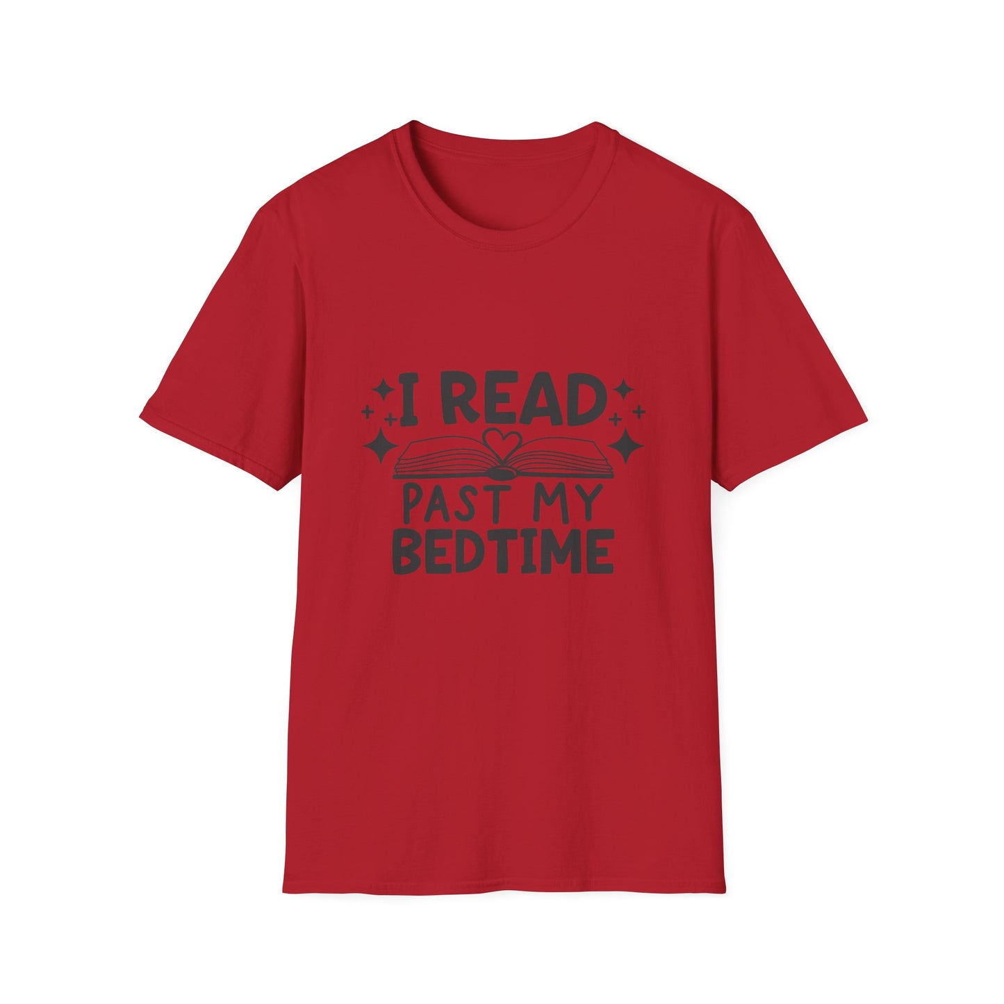 I Read Past My Bedtime T-Shirt | Cozy Unisex Graphic Tee for Book Lovers