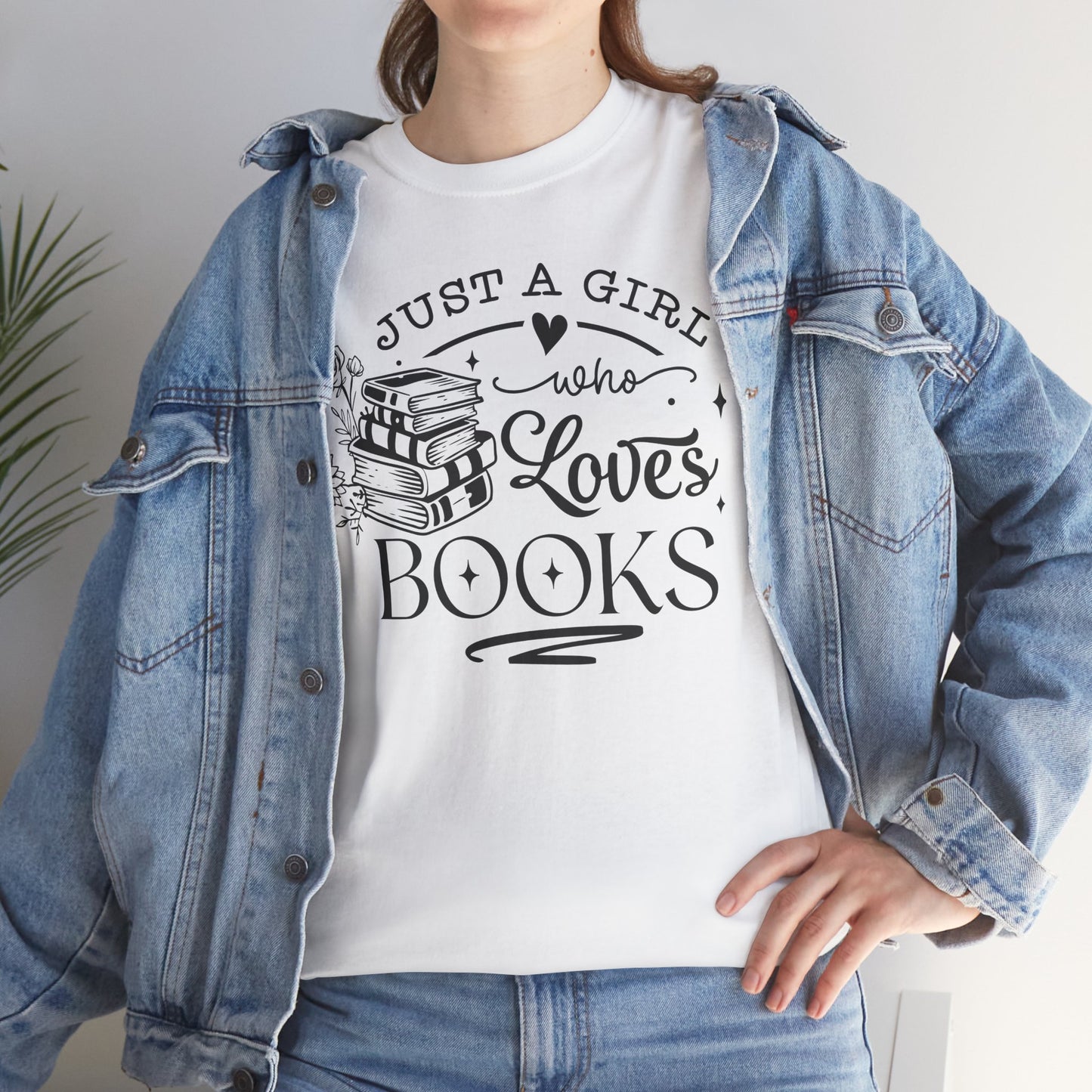 Just a Girl Who Loves Books Tee