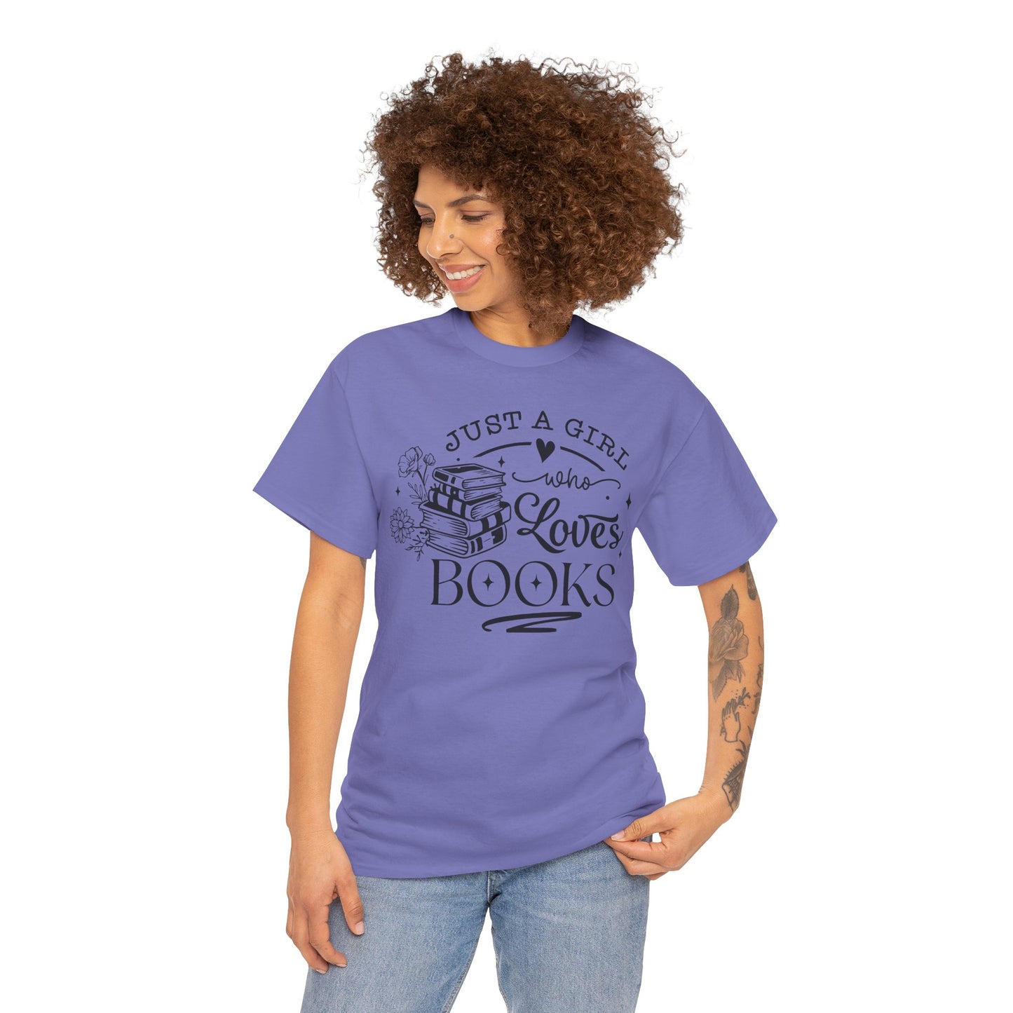Just a Girl Who Loves Books Tee