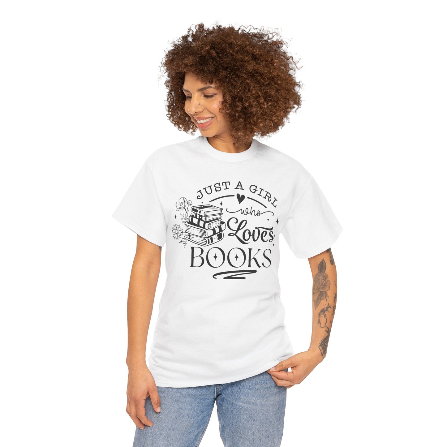 Just a Girl Who Loves Books Tee