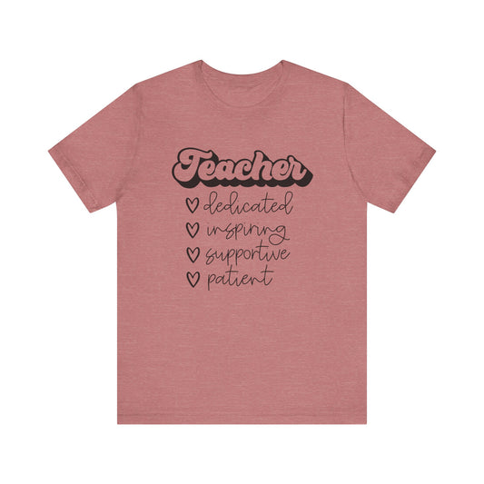 Teacher Appreciation Short Sleeve Tee