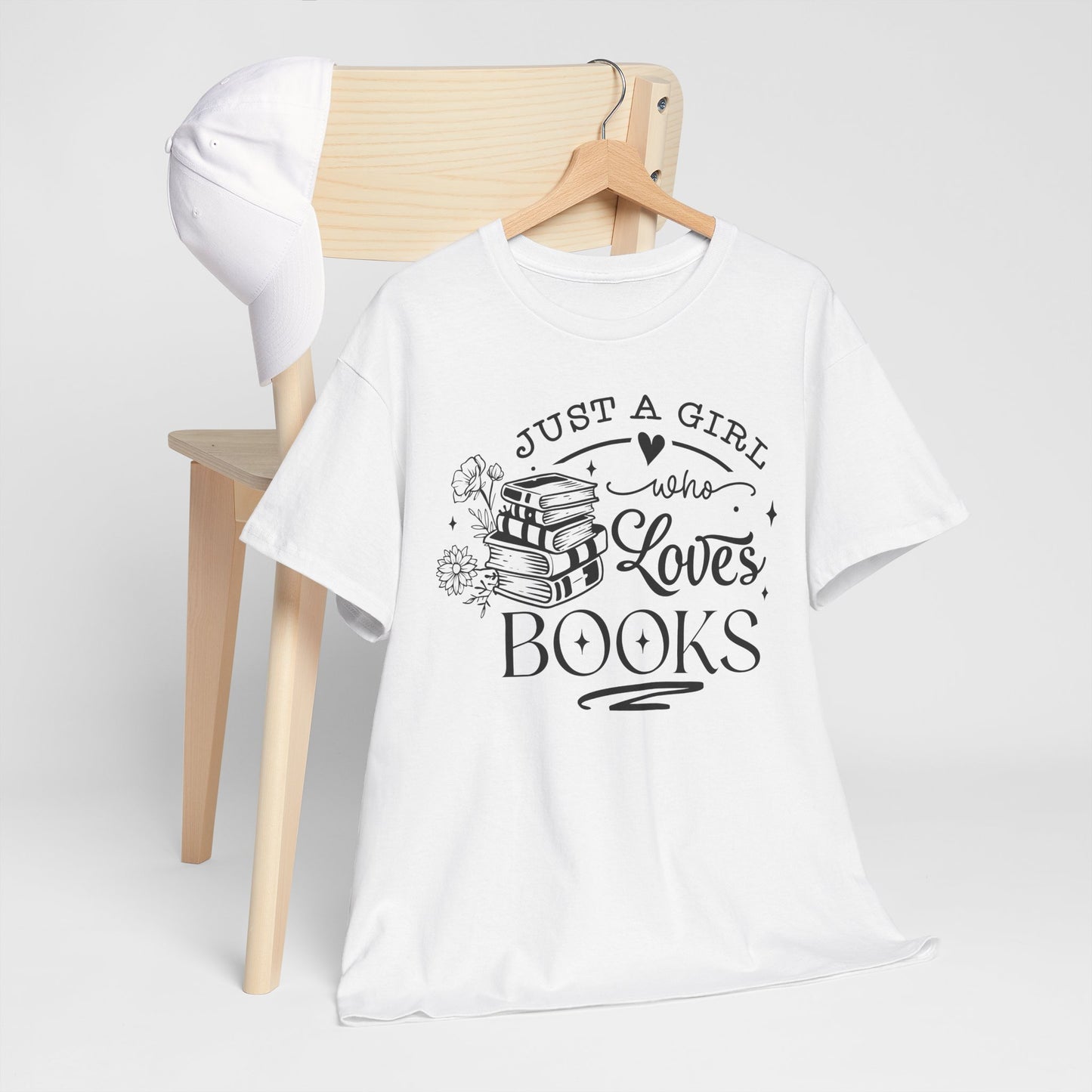 Just a Girl Who Loves Books Tee